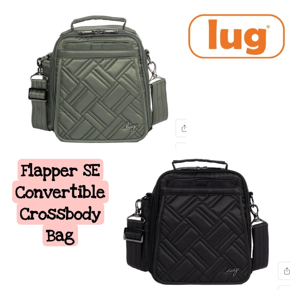 Lug Flapper SE Convertible Crossbody Bag  NWT